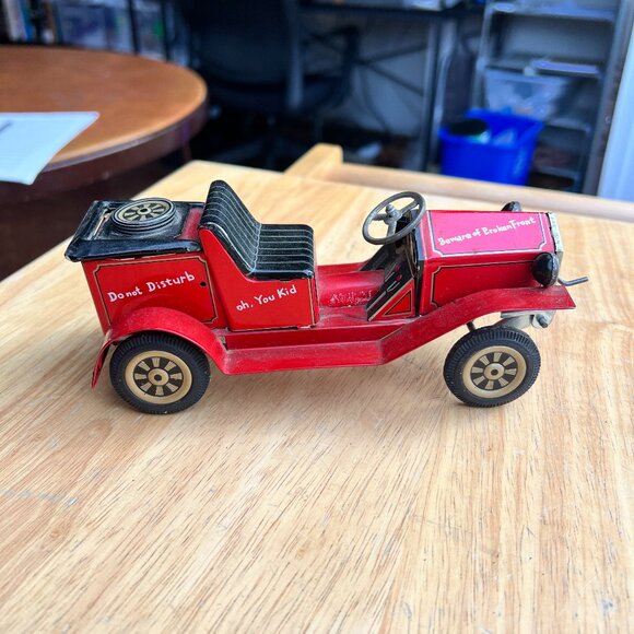 Vintage Magic Square MS 93 Made in Japan Wind Up Tin Litho Model T‎ - Toy Jalopy - Picture 1 of 11